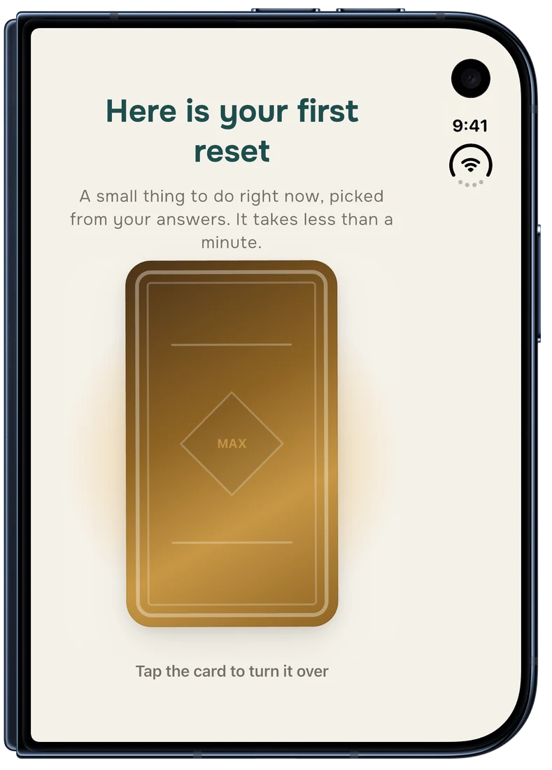 Closed: your first reset